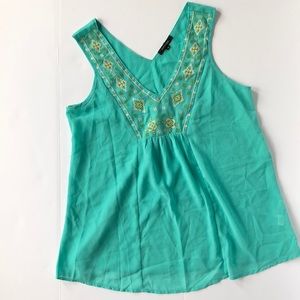 Stitch Fix Papermoon shear sleeveless blouse